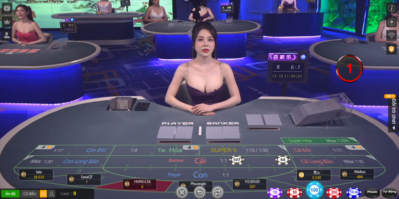 Baccarat Ku11 - Hướng dẫn chơi cơ bản cho người mới bắt đầu 2 Cách chia bài trong Baccarat Ku11