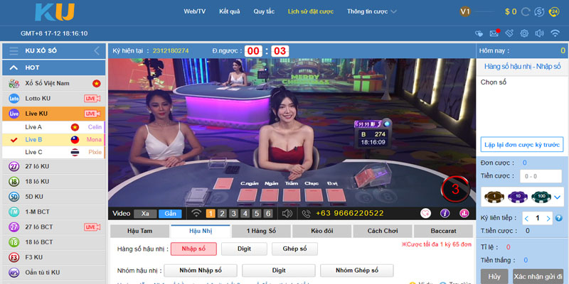 Live bet Ku11 là gì? Hướng dẫn chơi Live bet tại Ku11.To 3 Những cửa đặt cược chính có tại live bet trong Ku11