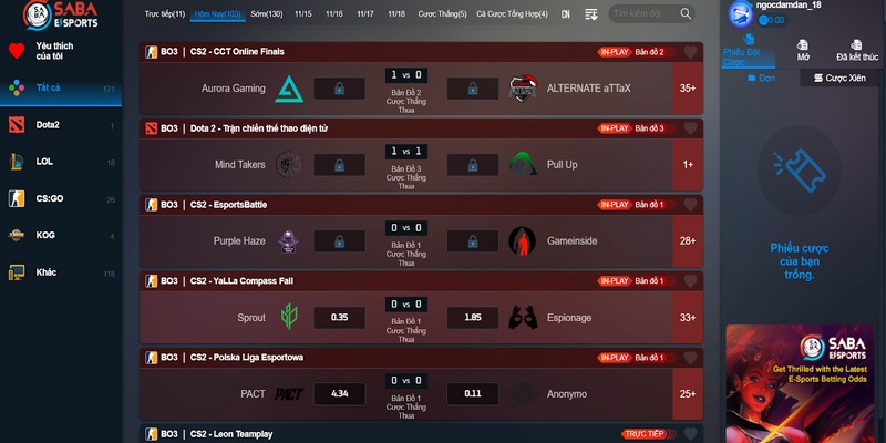 Thể thao điện tử Ku11 - Thông tin tổng hợp về E - Sport 2 Luật chơi cá cược thể thao điện tử Ku11
